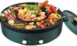 Multi-functional Electric Grill wit