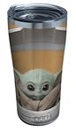 Tervis Star Wars - The Mandalorian Child Stare Triple Walled Insulated Tumbler Travel Cup Keeps Drinks Cold & Hot, 20oz Legacy, Stainless Steel