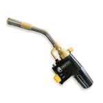 IGNIGHTER Blowtorch Head – Use with Propane and MAPP Gas – with Trigger Start Ignition, Flame Control Valve and Flame Lock – High Intensity Pencil Flame.