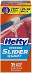 Hefty Slider Freezer Bags (Quart, 35 Count, Pack of 9)