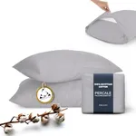 Sweave 100% Egyptian Cotton Percale Pillow Cases Set - Luxurious 400 Thread Count, Breathable & Skin-Friendly Percale Pillow Cases - Softer After Each Wash - Oeko-TEX Certified – Percale Pillow Cases