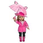 Rain Coat Doll Clothes for American