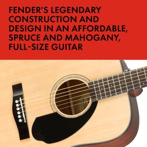 Fender CD-60S Acoustic Guitar – Natural Finish