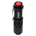 HQRP 365 nM UV Flashlight 3 Watt for Glass Inspection, Art Forgery/Repair Tests, Antique Inspection