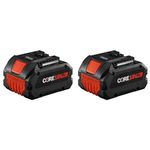 BOSCH GBA18V60-2PK 18V CORE18V® Lithium-Ion 6 Ah High Power Battery, 2-Pack