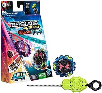 BEYBLADE Burst QuadStrike Ambush Bazilisk B8 Spinning Top Starter Pack, Attack/Balance Type Battling Game with Launcher, Kids Toy Set