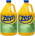 Zep Mold Stain and Mildew Stain Remover 1 Gallon (Case of 2) ZUMILDEW128 - Professional Strength No Scrub Formula