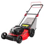 PowerSmart Self Propelled Gas Lawn Mower, 21-inch 140cc Briggs and Stratton E550 Engine, High Rear Wheels B8721S1