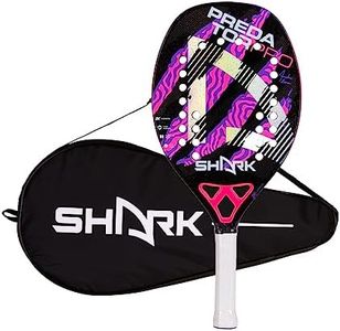 Shark Predator 20MM | Beach Tennis Racket Carbon Fiber | Professional Carbon 3K Racket for Advanced Players | André Baran Signature Series
