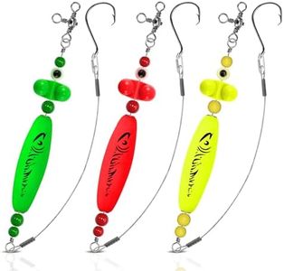 YOTO Catfish Float Rigs,Catfish Rattling Line Float for Santee Rig,Catfish Tackle Rattling Cork EVA Foam Peg Floats Bait Rigs