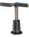 Shark TurboBlade Bladeless Tower Fan, High-Speed Multi-Directional, Projects Air up to 20 Metres, Quiet Power, 10 Speeds, Pivot, 180° Oscillation, Remote Control, Timer, Charcoal TF200SUK