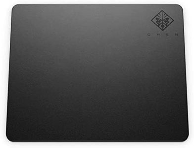 HP 100 Omen Mouse Pad, Superficie Liscia e Antiscivolo, Tappetino in Tela, Base Gommata per Alta Stabilità, Dimensione 36 x 30 x 0.4 cm, Nero