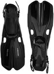 HEAD Mares Volo One Adjustable Snorkeling Fins, Black, Medium/Large