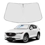 Proadsy Front Windshield Sun Shade Foldable Sunshade Protector Custom Fit 2017-2024 Mazda CX5 CX-5 Sport Touring Grand Touring 4 Door Crossover Accessories 2024 Upgrade