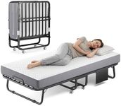 Folding Bed with Memory Foam Mattre