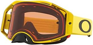 Oakley Airbrake MX Moto Adult Off-Road Motorcycle Goggles - Yellow/Prizm MX Bronze/One Size