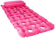 AIRHEAD Sun Comfort Cool Suede Pool Mattress, Raspberry