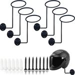 TIHOOD 6PCS Motorcycle Helmet Rack,