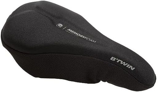 Decathlon 500 Memory Foam Bike Saddle Cover (medium) Unique Size Black