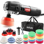 AUTIWOZ Rotary Car Polisher Buffer Sander Detailing Polish Kit 1/2/3inch Mini Polishing Machine Variable Speed with Polishing Pads for Car Motorcycle Detailing Buffing Sanding Polish Scratch Repairing