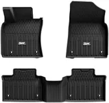 3W Floor Mats for Toyota Camry 2025 (Include Hybrid), Custom Fit TPE All Weather Floor Liners for 2025 Toyota Camry Accessories, Black