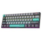 Sumvision Seeker Destroyer II 60% Mechanical Gaming Keyboard Red Switch Compact RGB Backlit (19 Modes) Anti-Ghosting, Detachable USB-C, US Layout with £ Support Wired Keyboard for PC Mac Laptop Gaming