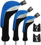 Andux 3pcs/Set Golf 460cc Driver Fa