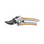 Kent & Stowe Eversharp Bypass Secateurs, Adjustable Garden Shears Suitable for Live, Delicate Wood, All Year Round Garden Tools Made from Carbon Steel, Aluminium, and Ash Wood