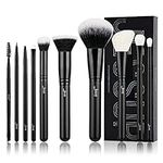 Jessup Makeup Brush Set 10pcs Black