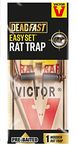 Victor 20300402 Deadfast Easy Set Rat Trap, Wooden