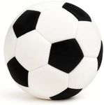 T play Plush Soccer Balls Fluffy Stuffed Soccer Ball Plush Pillow Soft Plush Soccer Ball Pillow Durable Soccer Ball Stuffed Toy Stuff Soccerball Gift for Kids Boy Baby 7" L X 7" W X 7" H (7")