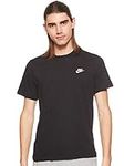 Nike Men's Sportswear Club T-Shirt Black/White