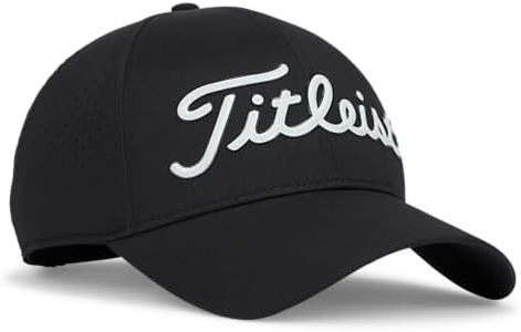 Titleist Players Tech Adjustable Hat, Black|white, One Size