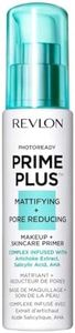 Revlon Photoready Prime Plus Makeup and Skincare Primers, Mattifying and Pore Reducing