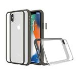 RhinoShield MOD NX Case/Cover for iPhone Xs Max (with Rim, Button, Frame, Clear Back Plate) (Graphite)