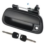 omoZone Tailgate Handle Liftgate Latch Handle with Key Lock Cylinder Textured Black Compatible with 2000-2006 Toyota Tundra Replaces 69090-0C010 69090-0C030-C0 80866