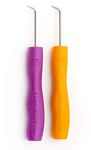 Authentic Knitting Board, Loom Knitting Ergonomic Hook & Tool (2 Pack)