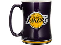 Boelter Brands NBA Los Angeles Lakers 276606 Coffee Mug, Team Color, 14 oz