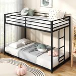 Zevemomo Twin Over Twin Bunk Bed, M