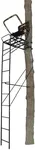 Muddy MLS1900 Boss Hawg 1.5 Single Steel Ladder Tree Stand for Big Game/Shooting/Hunting with Spacious Lumbar Support Seat,Black