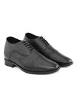 Revox Height Increasing Dress Shoes in Genuine Leather with Hidden Heel for Total 3 Inche Height Increase (9) Black