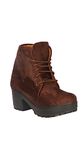 commander shoes Suede Boots for Women and Girls (Brown, 41, 821)