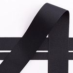 Italian Options Grosgrain Ribbon, 38mm x 10 Metre Roll, Black