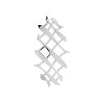 Alessi | DUL03 Pescher Design Extensible Trivet in Polished Steel,2 x 30 x 7 cm, Silver