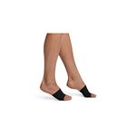 HUE Women's Slide Liner 6 Pair Pack, Black - 6 Pair Pack, One Size