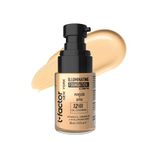 L Factor New York Illuminating Foundation for Women Girls|12 Hour Oil Control, Foundation with SPF-15 Protection, Liquid Matte Foundation for Face Makeup | Hyaluronic Acid | Long Wear, Radiant Finish, Medium to Full Coverage, Poreless Ultra Blendable Liquid Foundation- 30ml (Honey)