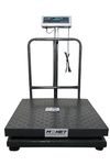 Monet Weighing scale 500 kg Mild Steel (MS); 24x24 Inch/600 * 600mm; Heavy Duty Platform Scale; Accuracy 50g; 2 Days Battery Backup; Accurate; Boost Productivity & Efficiency (Home & Personal Use)