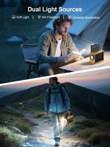ROCAM Solar Emergency Radio – 12000mAh Portable Power Bank
