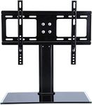 Gadget-Wagon Floor Stand with Tempered Glass Base for 26-42" LED LCD TV