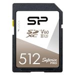 Silicon Power Superior Pro 512GB SDXC(V60) Memory Card (SP512GBSDXJV6V10)